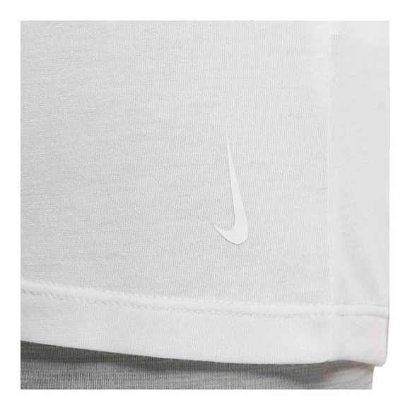 BRAND NEW women Nike nike yoga crossback white tank top size L - Picture 7 of 8